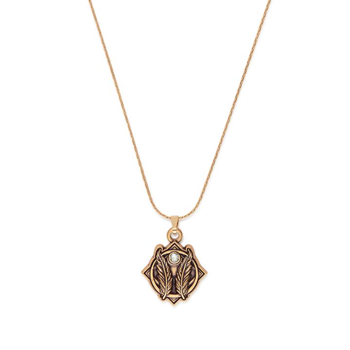 Alex And Ani Godspeed Expandable Necklace, Rafaelian Gold Finish