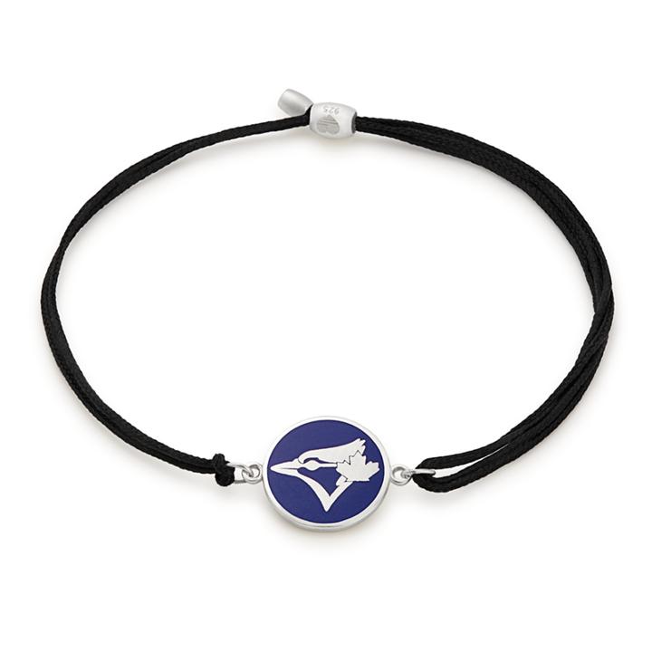 Alex And Ani Toronto Blue Jays  Pull Cord Bracelet, Sterling Silver