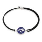 Alex And Ani Toronto Blue Jays  Pull Cord Bracelet, Sterling Silver