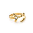 Alex And Ani Sword Ring Wrap, 14kt Gold Plated