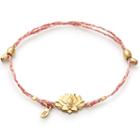 Alex And Ani Lotus Peace Petals Precious Threads Bracelet, 14kt Gold Plated
