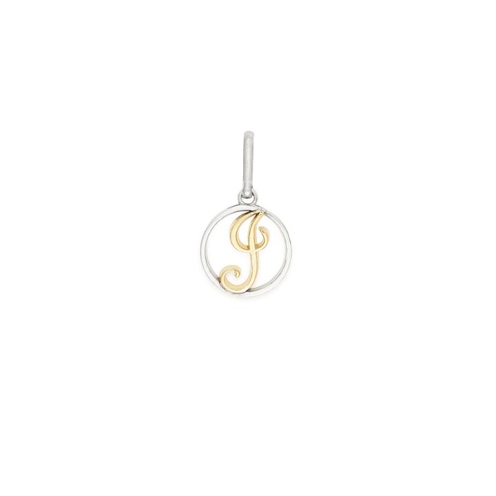 Alex And Ani Initial J Two Tone Necklace Charm