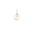 Alex And Ani Initial J Two Tone Necklace Charm