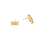 Alex And Ani Harry Potter  Owl Post  Earrings, 14kt Gold Plated