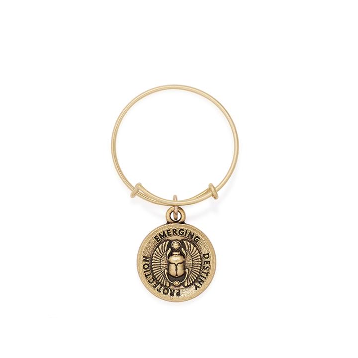 Alex And Ani Scarab Expandable Wire Ring