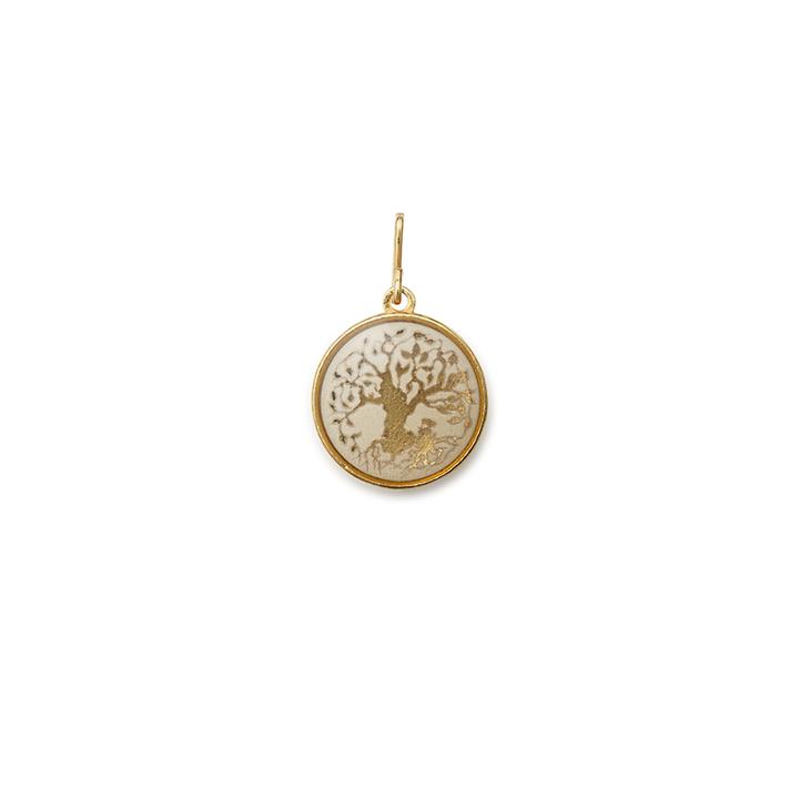 Alex And Ani Tree Of Life Necklace Charm, 14kt Gold Plated