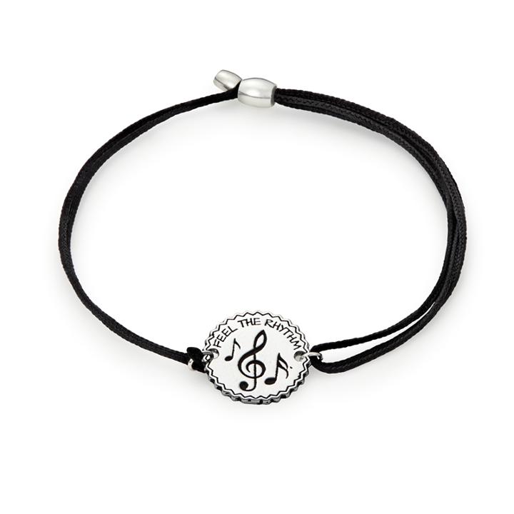 Alex And Ani Feel The Rhythm Pull Cord Bracelet, Sterling Silver
