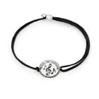 Alex And Ani Feel The Rhythm Pull Cord Bracelet, Sterling Silver