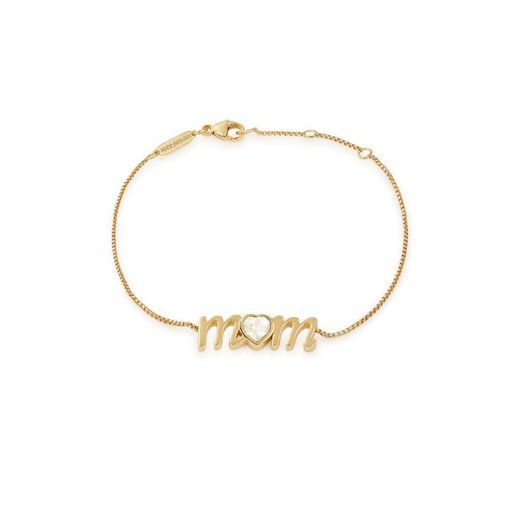 Alex And Ani Mom Adjustable Bracelet, 14kt Gold Plated