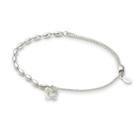 Alex And Ani Butterfly Pull Chain Bracelet, Sterling Silver