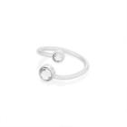 Alex And Ani April Ring Wrap With Swarovski® Crystals, Sterling Silver