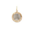 Alex And Ani Sacred Heart Of Jesus Necklace Charm, Small, Two Tone
