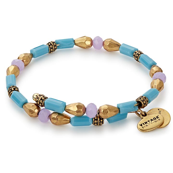 Alex And Ani Marina Seabed Wrap, Rafaelian Gold Finish