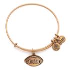 Alex And Ani Pittsburgh Steelers Football Charm Bangle, Rafaelian Gold Finish