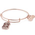 Alex And Ani Unity Is Strength Charm Bangle, Shiny Rose Gold Finish