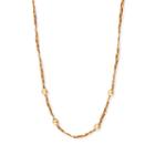 Alex And Ani Orchard Braid Precious Threads Expandable Necklace, 14kt Gold Plated
