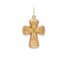 Alex And Ani Sacred Cross Necklace Charm, 14kt Gold Plated