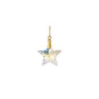 Alex And Ani Silver Wish Star Necklace Charm With Swarovski® Crystal, 14kt Gold Plated
