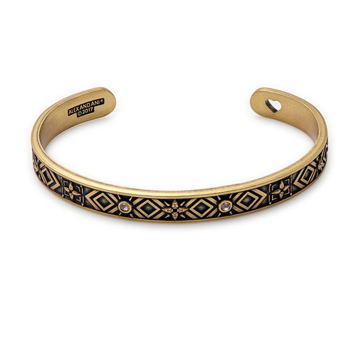 Alex And Ani Healing Love Cuff, Rafaelian Gold Finish