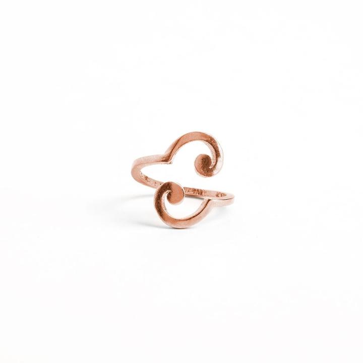 Alex And Ani Disney  Spiral Ring Wrap, 14kt Rose Gold Plated