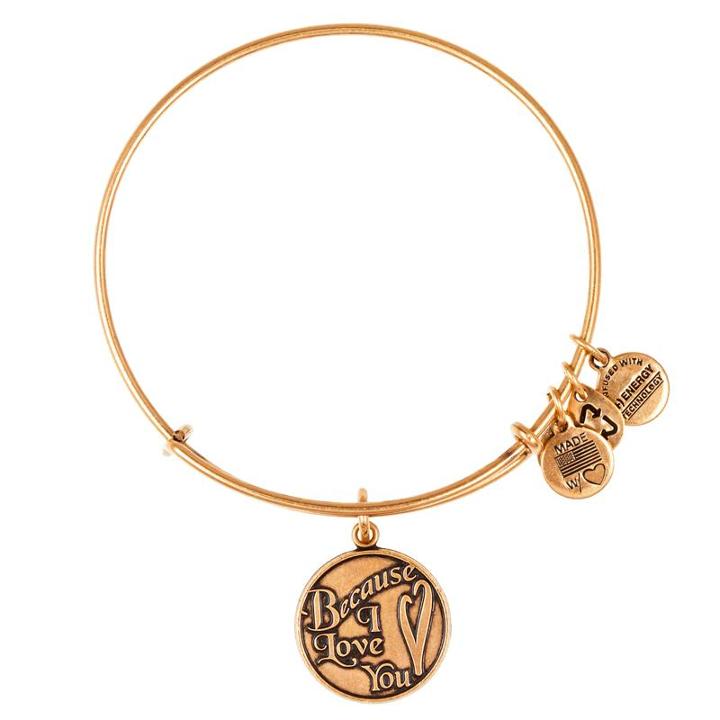Alex And Ani Because I Love You Charm Bangle