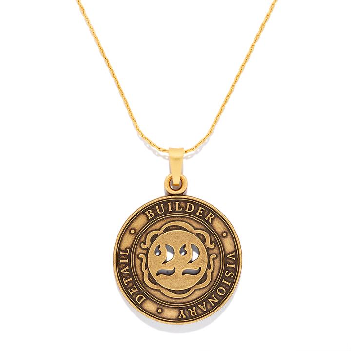 Alex And Ani Number 22 Expandable Necklace, Rafaelian Gold Finish