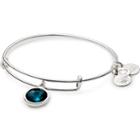 Alex And Ani May Birth Month Charm Bangle With Swarovski  Crystal, Shiny Silver Finish