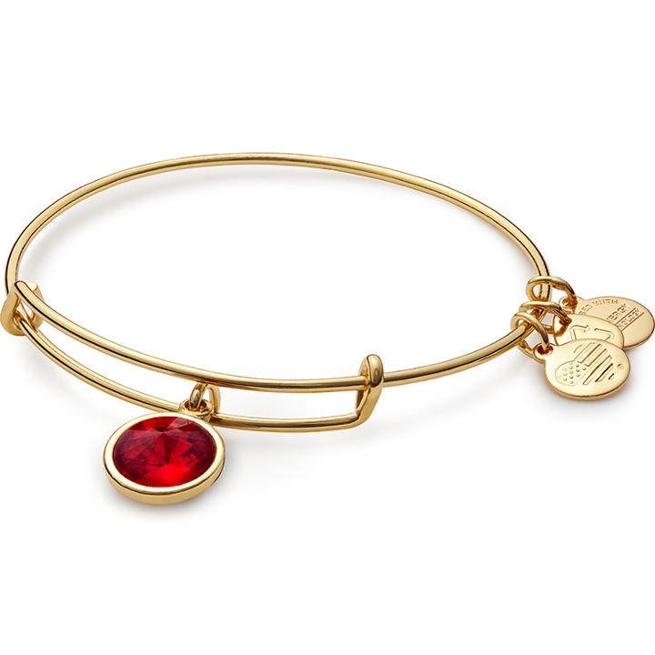 Alex And Ani July Birth Month Charm Bangle With Swarovski® Crystal