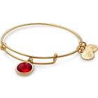 Alex And Ani July Birth Month Charm Bangle With Swarovski® Crystal