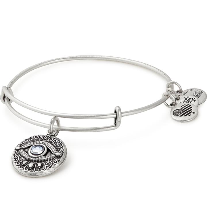 Alex And Ani Evil Eye Charm Bangle