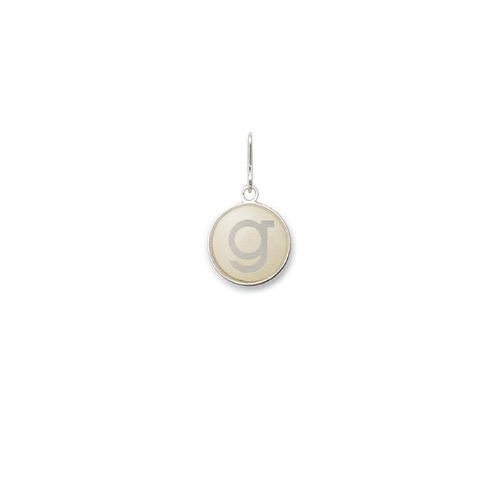 Alex And Ani Initial G Necklace Charm, Sterling Silver