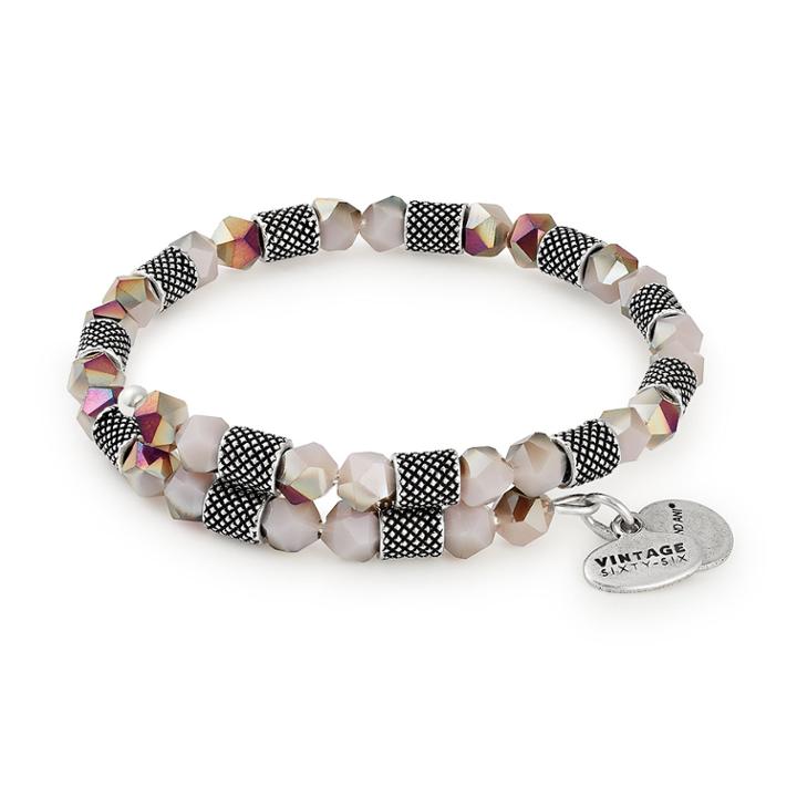 Alex And Ani Iris Ruler Wrap, Rafaelian Silver Finish