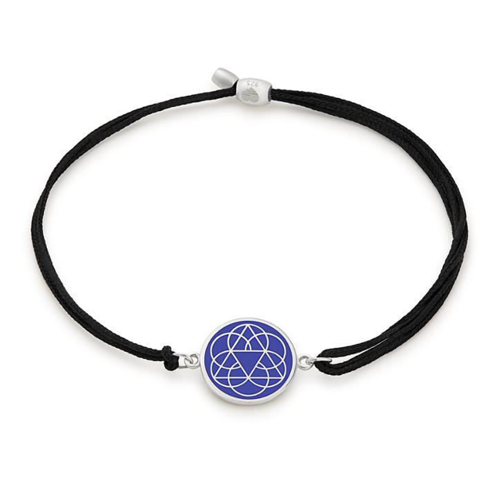 Alex And Ani Delta Delta Delta Pull Cord Bracelet, Sterling Silver