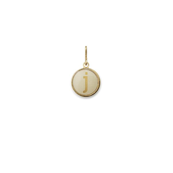Alex And Ani Initial J Necklace Charm, 14kt Gold Plated