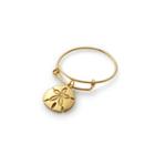 Alex And Ani Sand Dollar Expandable Wire Ring, 14kt Gold Plated Sterling Silver