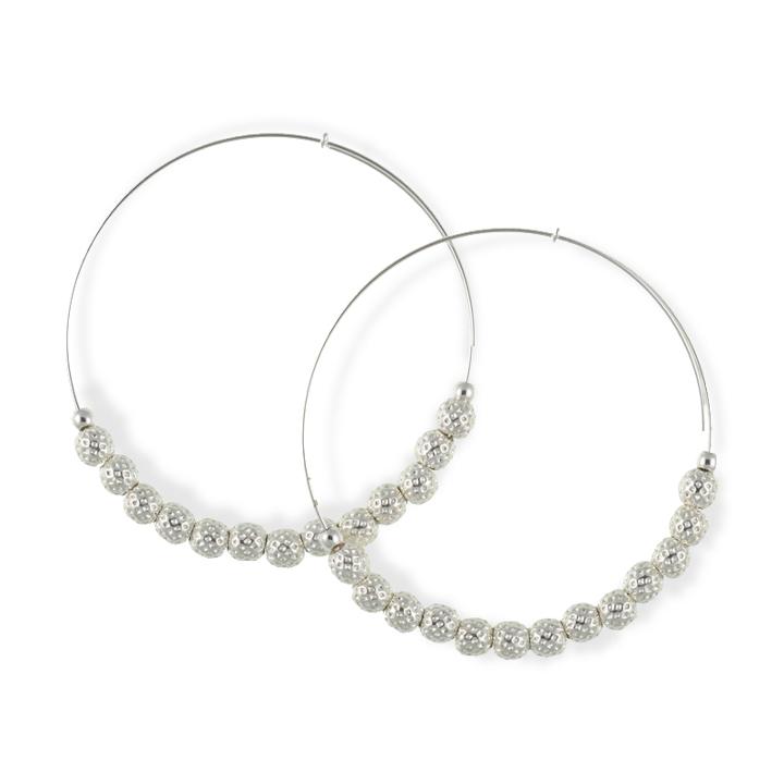 Alex And Ani Euphrates Beaded Endless Hoops