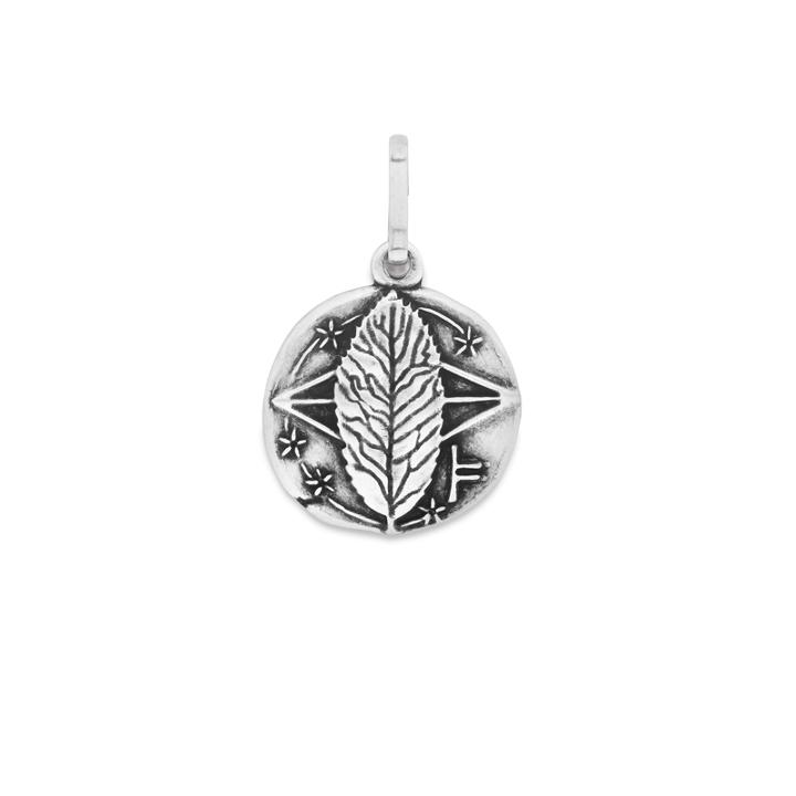 Alex And Ani Rowan Necklace Charm, Rafaelian Silver Finish