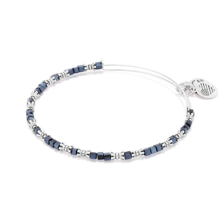 Alex And Ani Arctic Spirit Beaded Bangle, Rafaelian Silver Finish