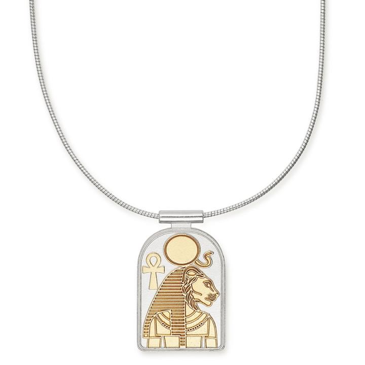 Alex And Ani Sekhmet Two Tone Necklace, Mixed Metal