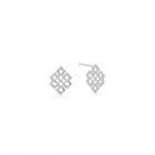 Alex And Ani Endless Knot Post Earrings, Sterling Silver