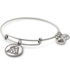 Alex And Ani Miami Marlins  Cap Logo Charm Bangle, Rafaelian Silver Finish