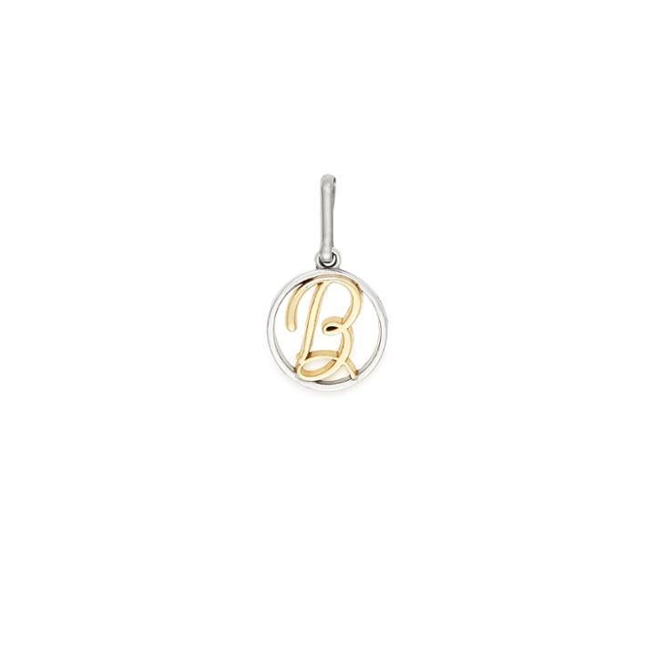 Alex And Ani Initial B Two Tone Necklace Charm