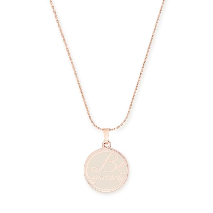 Alex And Ani Be Yourself Expandable Necklace Peacelove Foundation, Shiny Rose Gold Finish