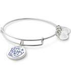 Alex And Ani Live A Happy Life Charm Bangle | Joe Andruzzi Foundation, Shiny Silver Finish