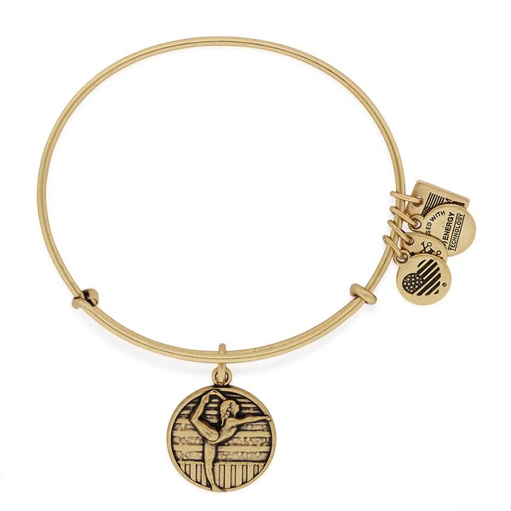 Alex And Ani Team Usa Gymnastics Charm Bangle, Rafaelian Gold Finish