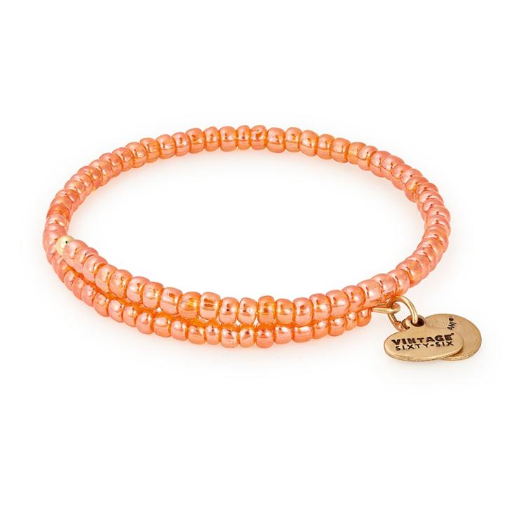 Alex And Ani Apricot Wrap, Rafaelian Gold Finish