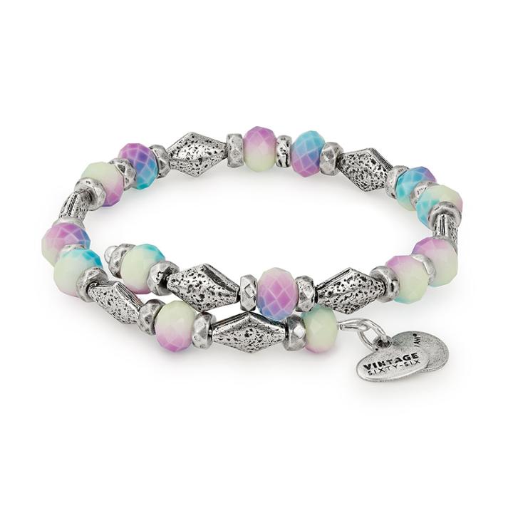 Alex And Ani Islander Wrap, Rafaelian Silver Finish