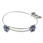 Alex And Ani Blue Raspberry Sparkler Beaded Bangle