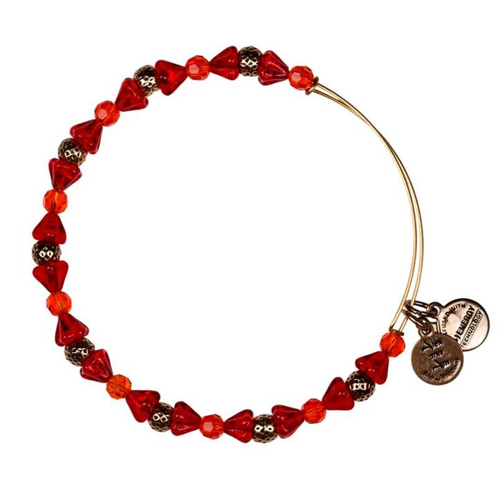 Alex And Ani Hyacinth Mosaic Beaded Bangle