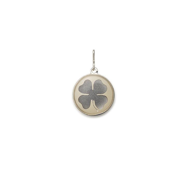 Alex And Ani Four Leaf Clover Necklace Charm, Sterling Silver